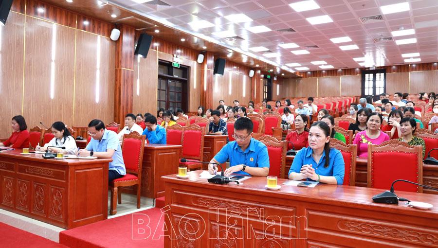 Liên đoàn Lao động huyện Bình Lục tổng kết hoạt động công đoàn năm học 2024 – 2025