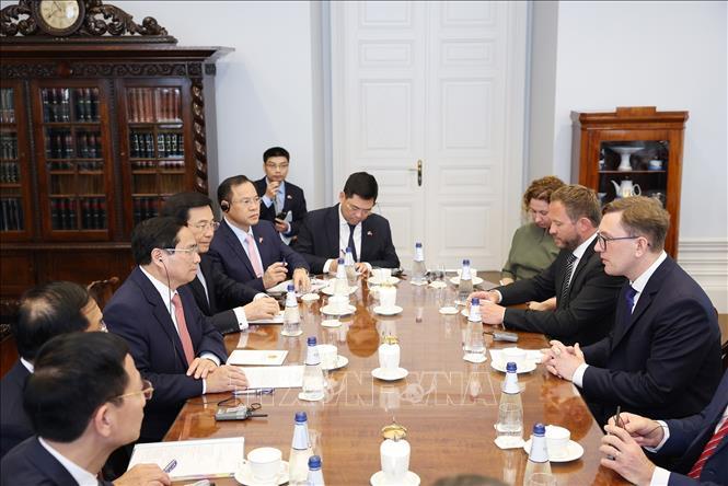 Thủ tướng Phạm Minh Chính hội đàm với Thủ tướng Estonia Kristen Michal