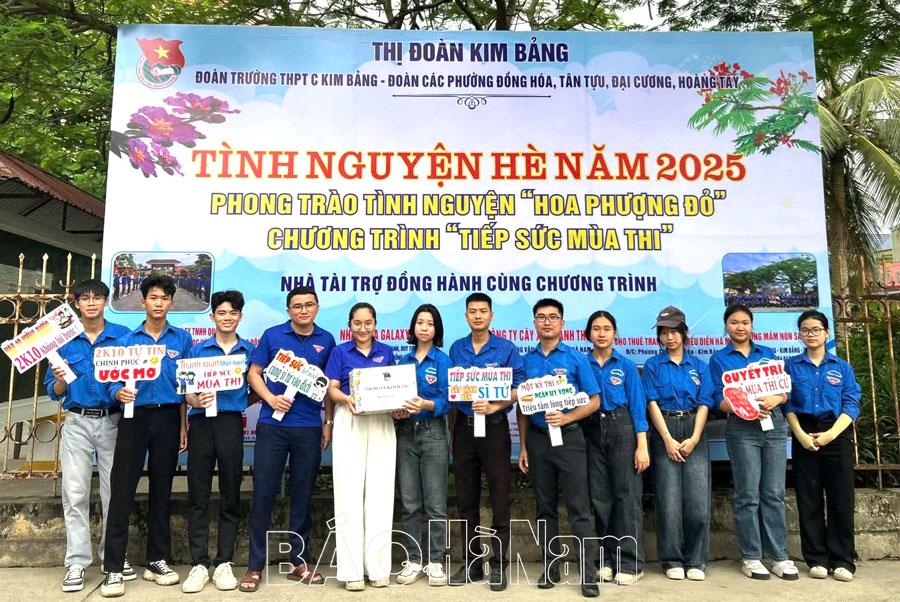 Sôi nổi Chiến dịch Thanh niên tình nguyện hè ở Kim Bảng