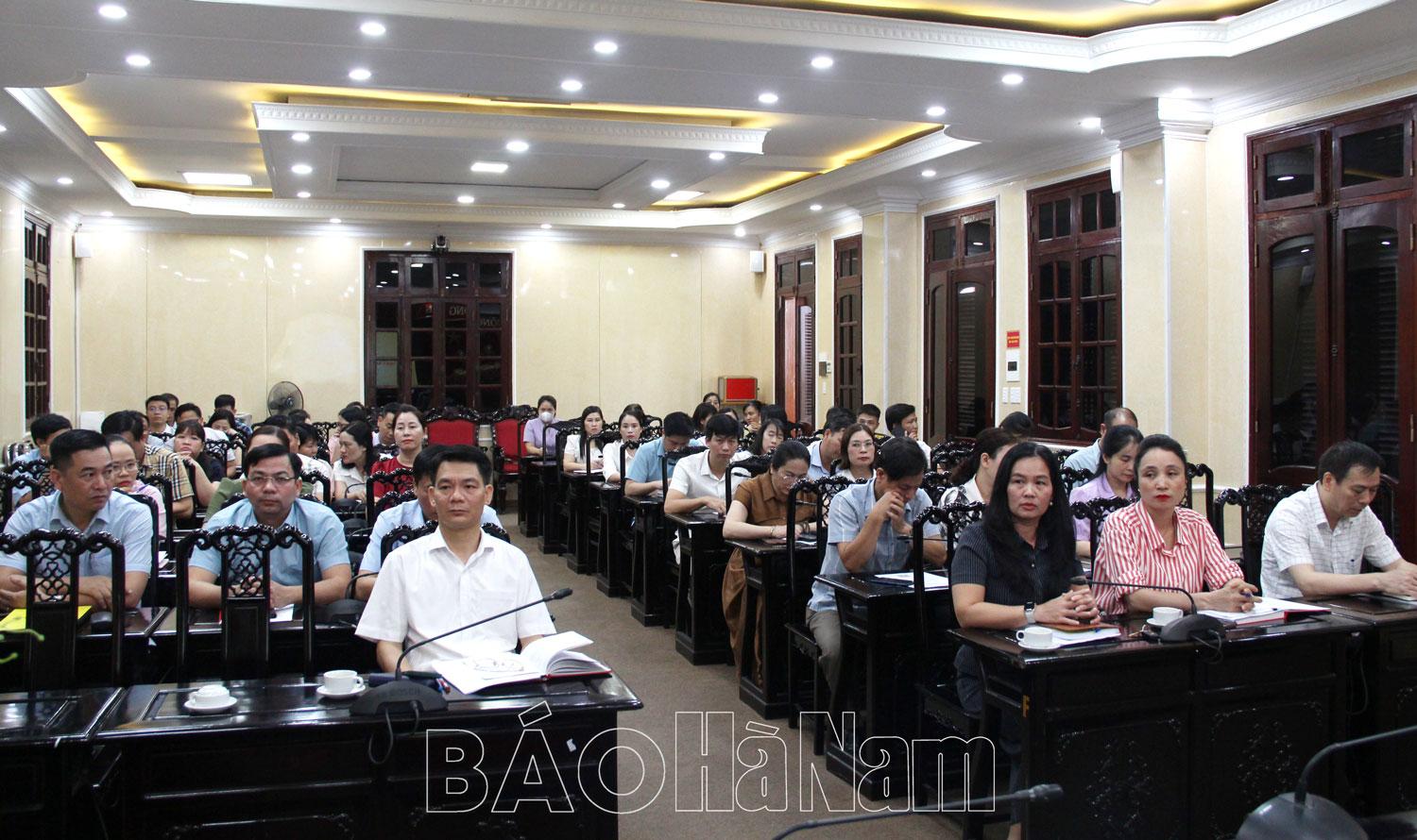 Sơ kết công tác tuyên giáo và dân vận 6 tháng đầu năm