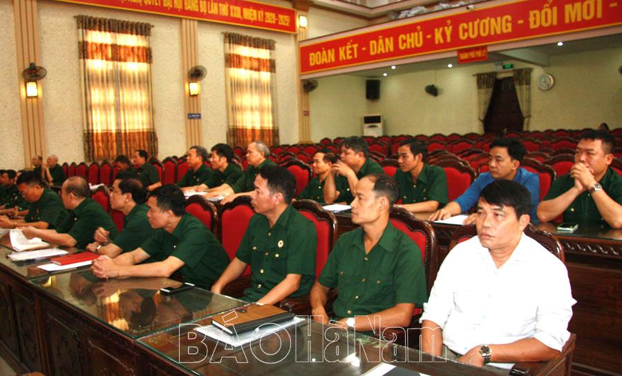 Hội CCB thành phố Phủ Lý triển khai nhiệm vụ 6 tháng cuối năm 2025