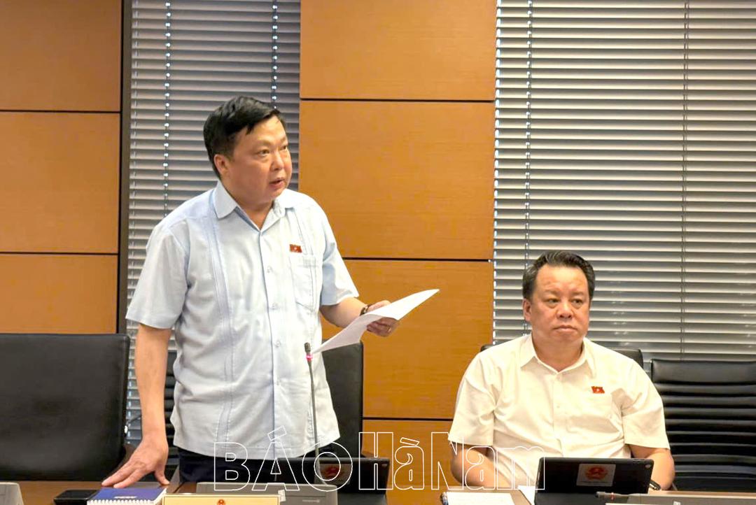 Đoàn đại biểu Quốc hội Hà Nam thảo luận về cơ chế xử lý khó khăn, vướng mắc do quy định của pháp luật