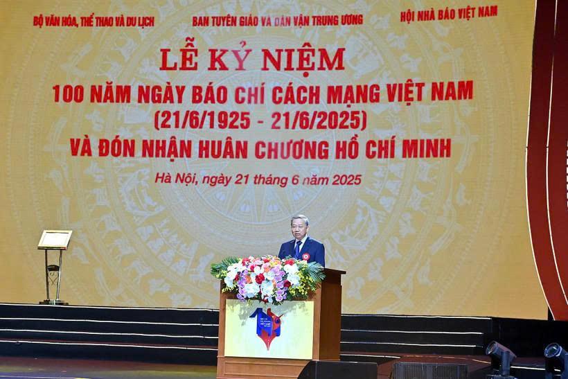 Báo chí phải trở thành lực lượng kiến tạo niềm tin, cổ vũ khát vọng phát triển