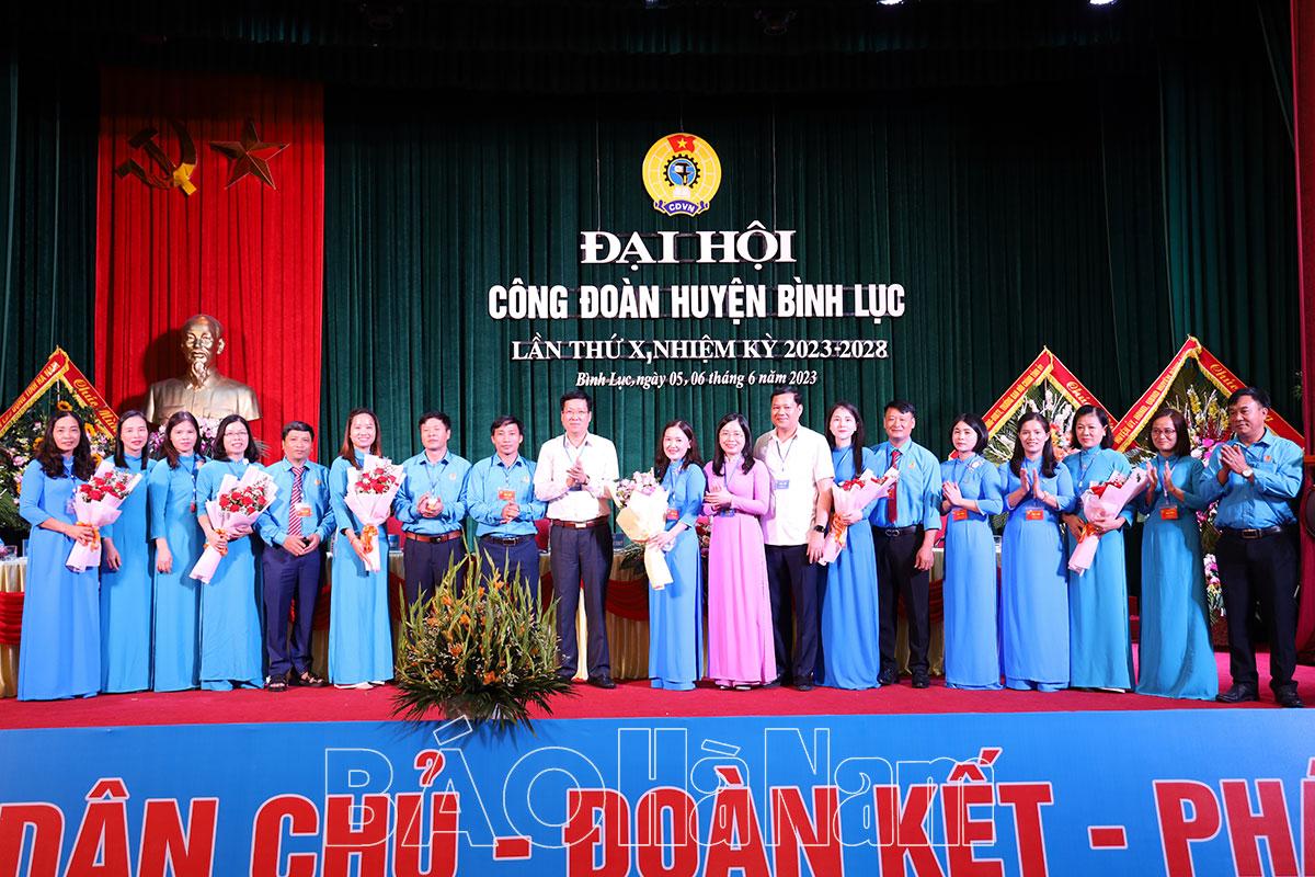 Đại hội Công đoàn huyện Bình Lục lần thứ X, nhiệm kỳ 2023-2028 thành công tốt đẹp