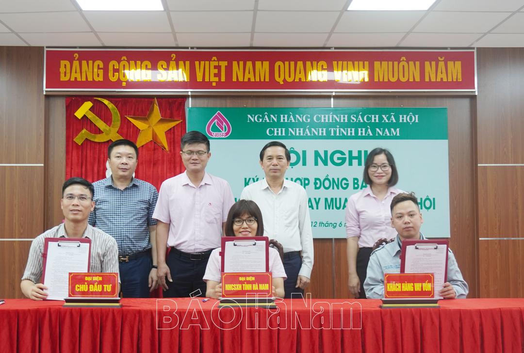 Ký kết hợp đồng giải ngân vốn cho vay mua nhà ở xã hội