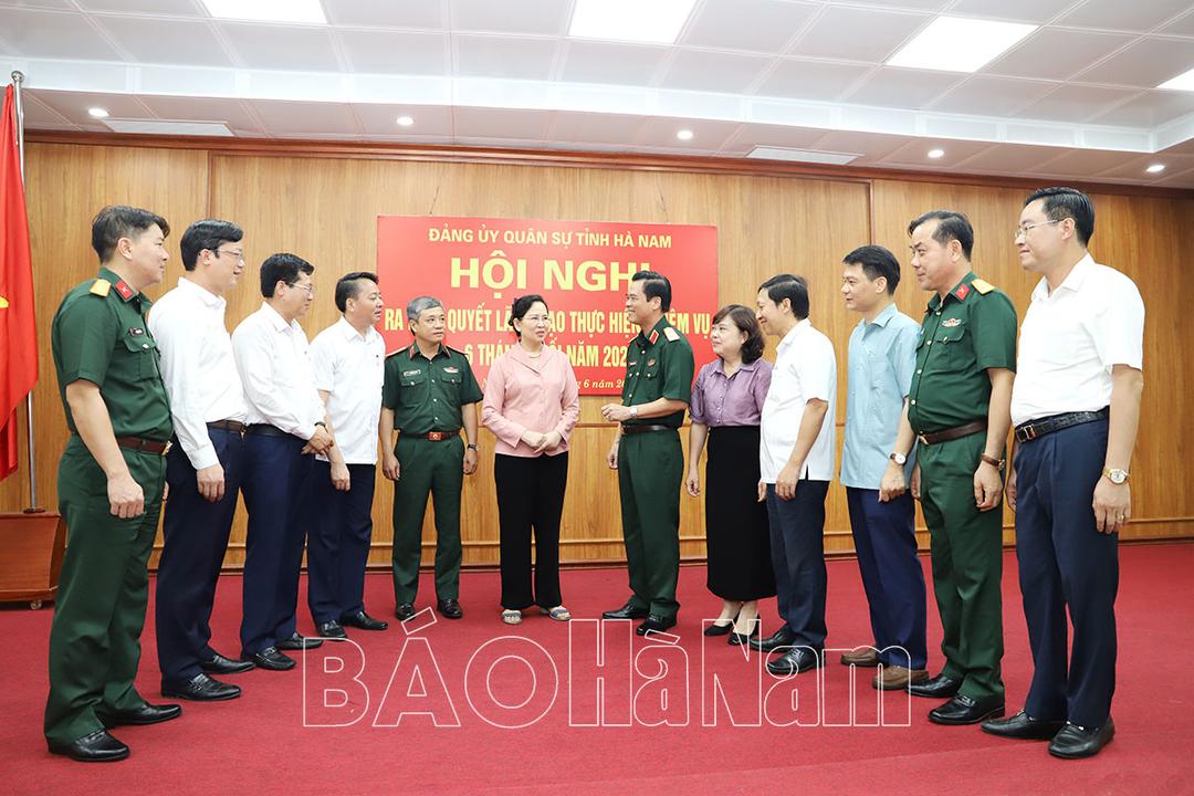 ĐUQS tỉnh ra nghị quyết lãnh đạo thực hiện nhiệm vụ 6 tháng cuối năm