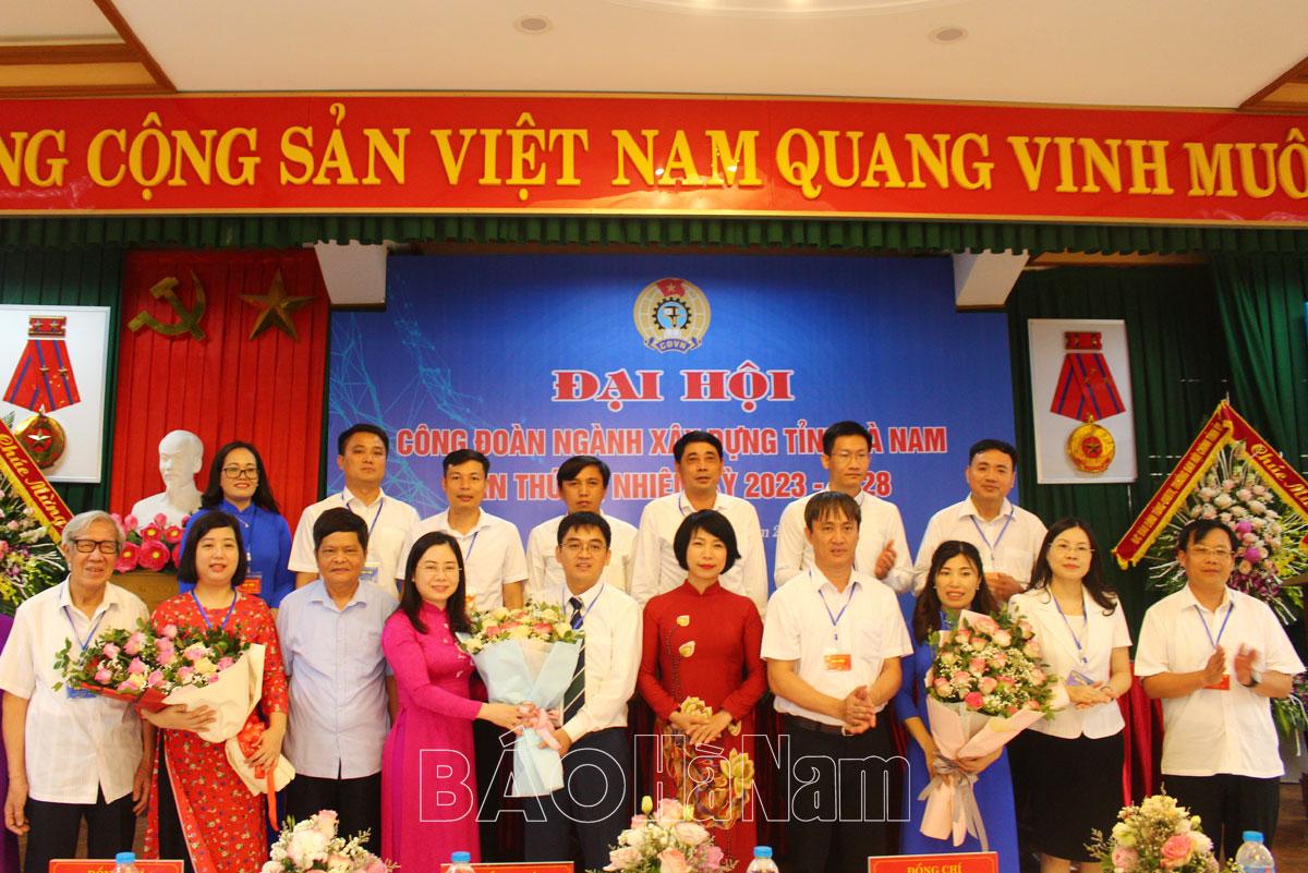 Đại hội Công đoàn ngành Xây dựng tỉnh Hà Nam lần thứ XI, nhiệm kỳ 2023-2028