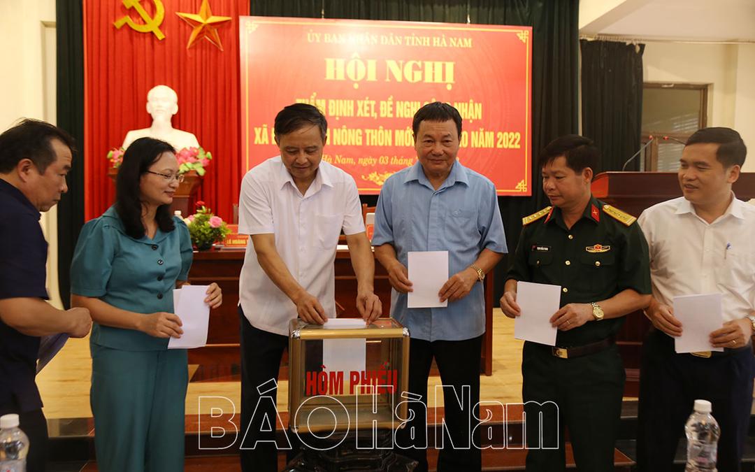 12 xã được đề nghị công nhận xã đạt chuẩn NTM nâng cao năm 2022