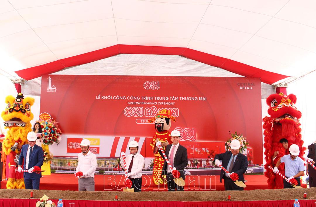 Khởi công dự án Trung tâm thương mại GO! Hà Nam
