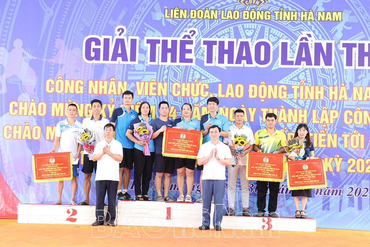 Giải thể thao CNVCLĐ tỉnh lần thứ IV năm 2023: Công đoàn Viên chức tỉnh giành giải Nhất toàn đoàn