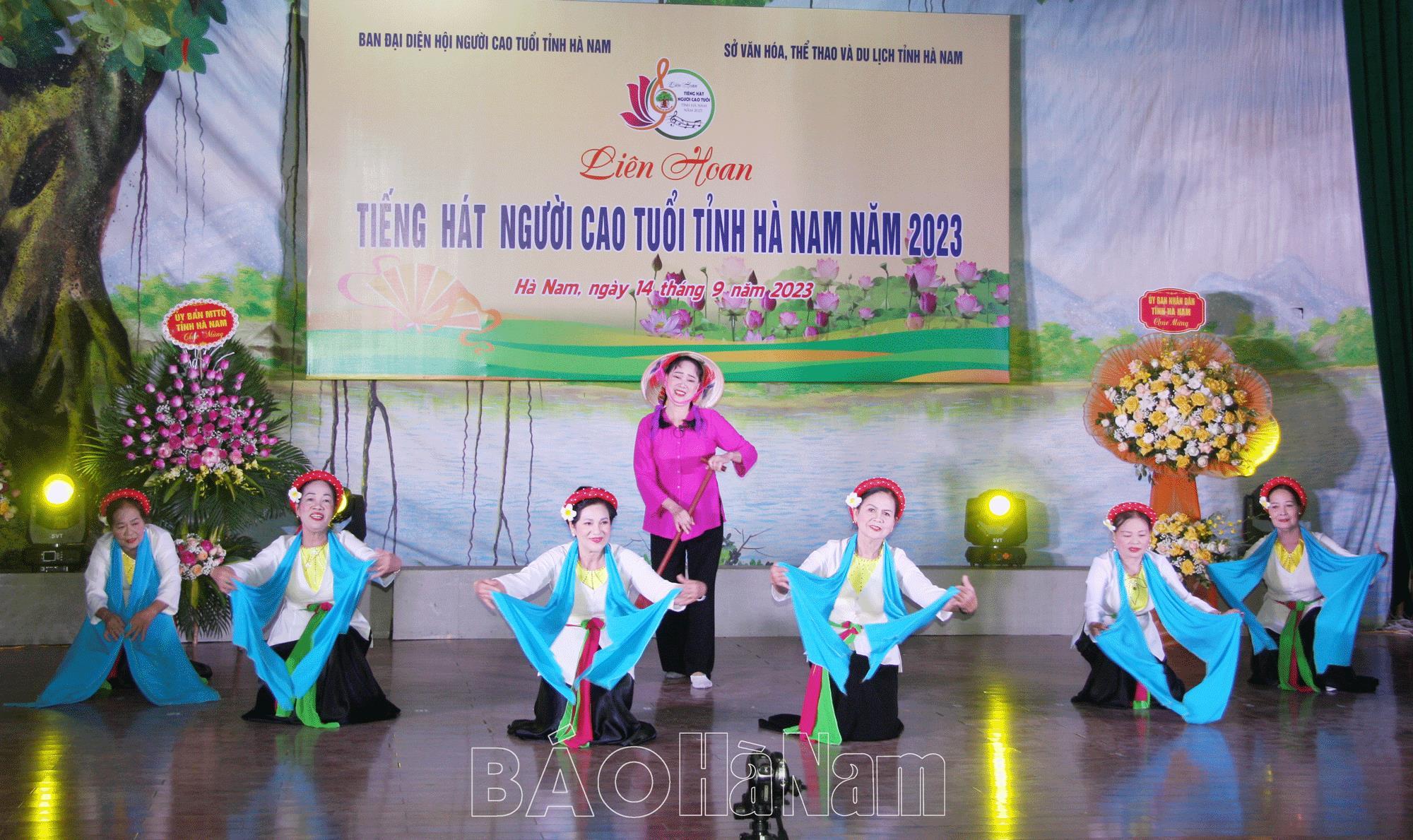 Liên hoan tiếng hát người cao tuổi tỉnh Hà Nam lần thứ nhất năm 2023