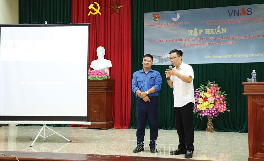 Huyện đoàn Kim Bảng quan tâm tạo việc làm cho thanh niên