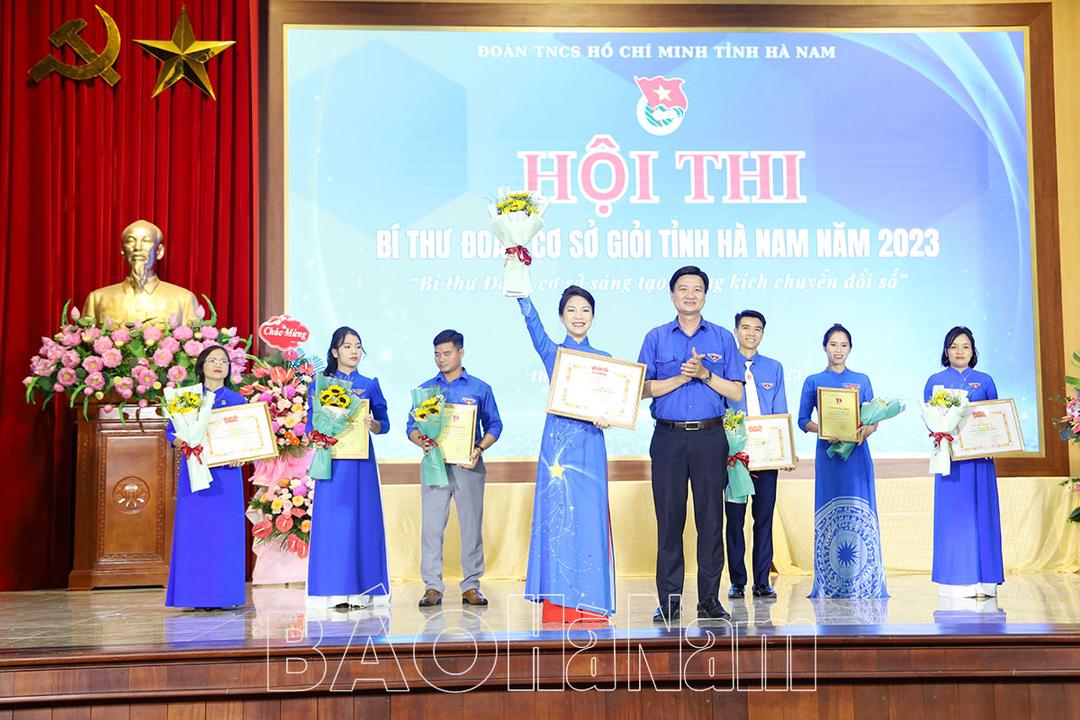 7 thí sinh tranh tài tại Hội thi Bí thư Đoàn cơ sở giỏi tỉnh Hà Nam năm 2023