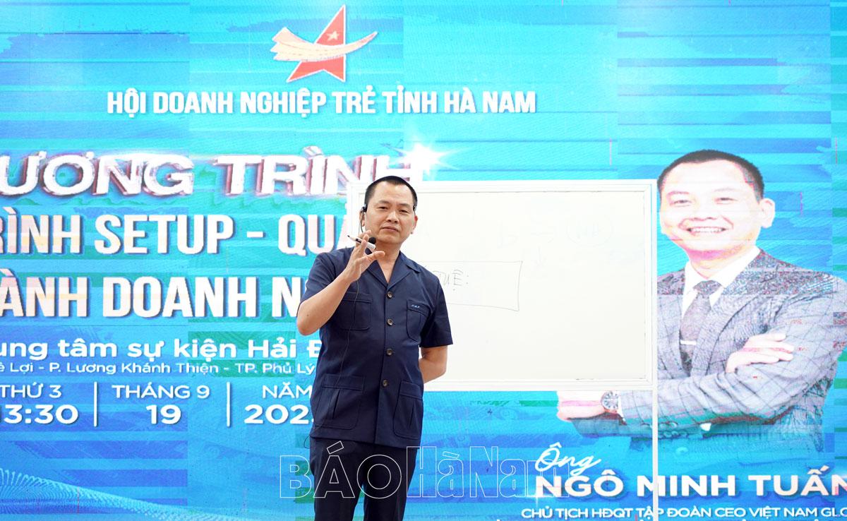 Hội Doanh nghiệp trẻ tỉnh Hà Nam giúp chủ doanh nghiệp nâng cao kỹ năng quản trị