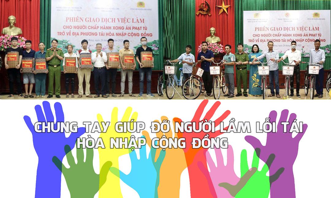 Chung tay giúp đỡ người lầm lỗi tái hòa nhập cộng đồng