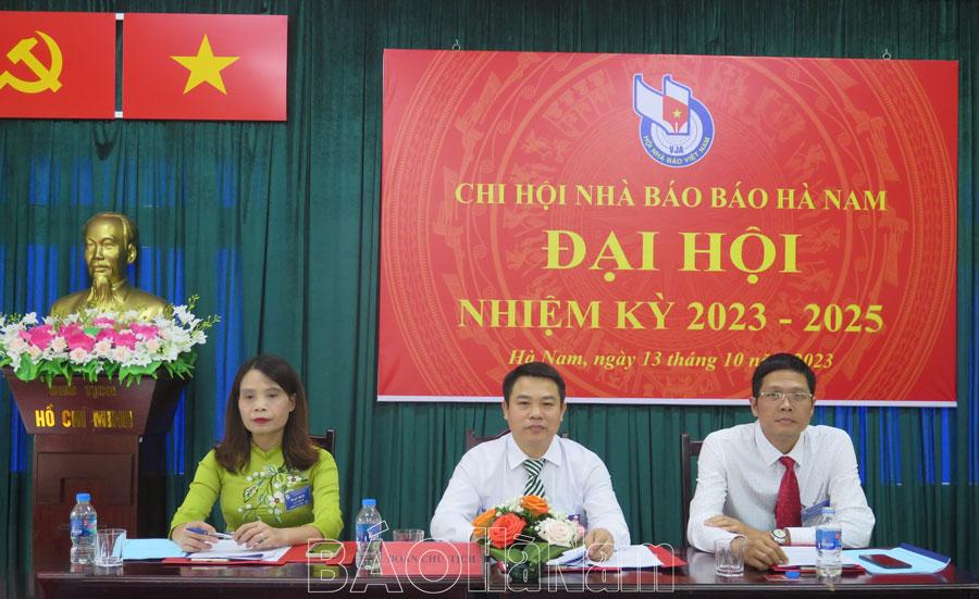 Chi hội Nhà báo Báo Hà Nam Đại hội lần thứ IX, nhiệm kỳ 2023-2025