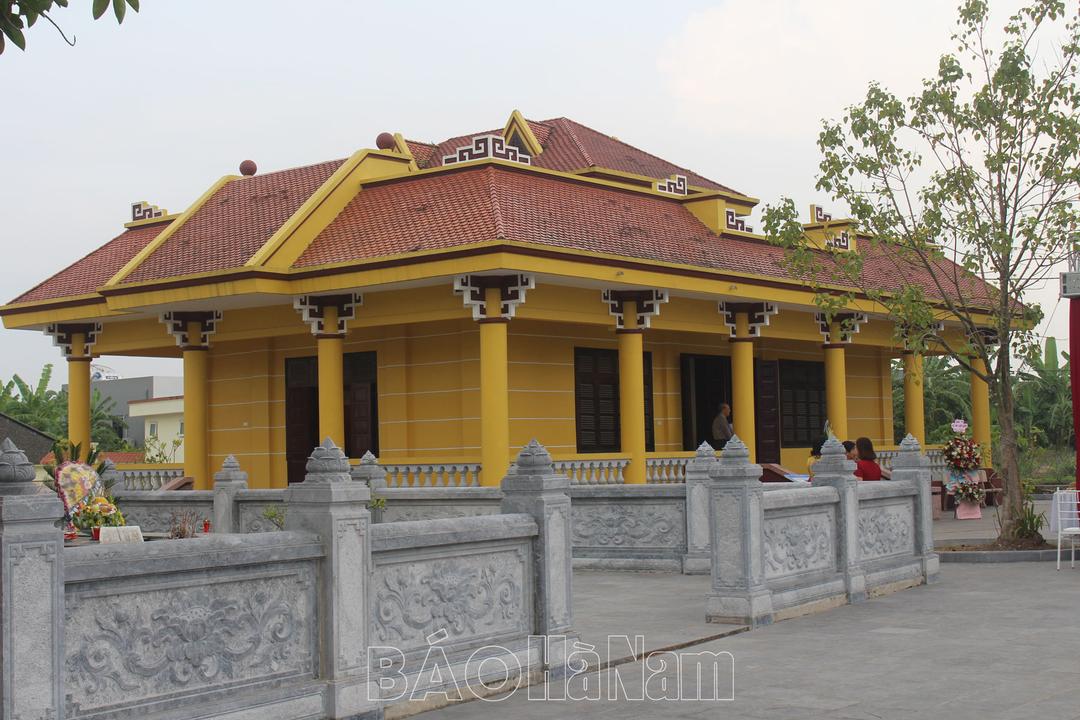 Lễ đón nhận Bằng xếp hạng cấp Quốc gia Mộ và Khu lưu niệm Nam Cao