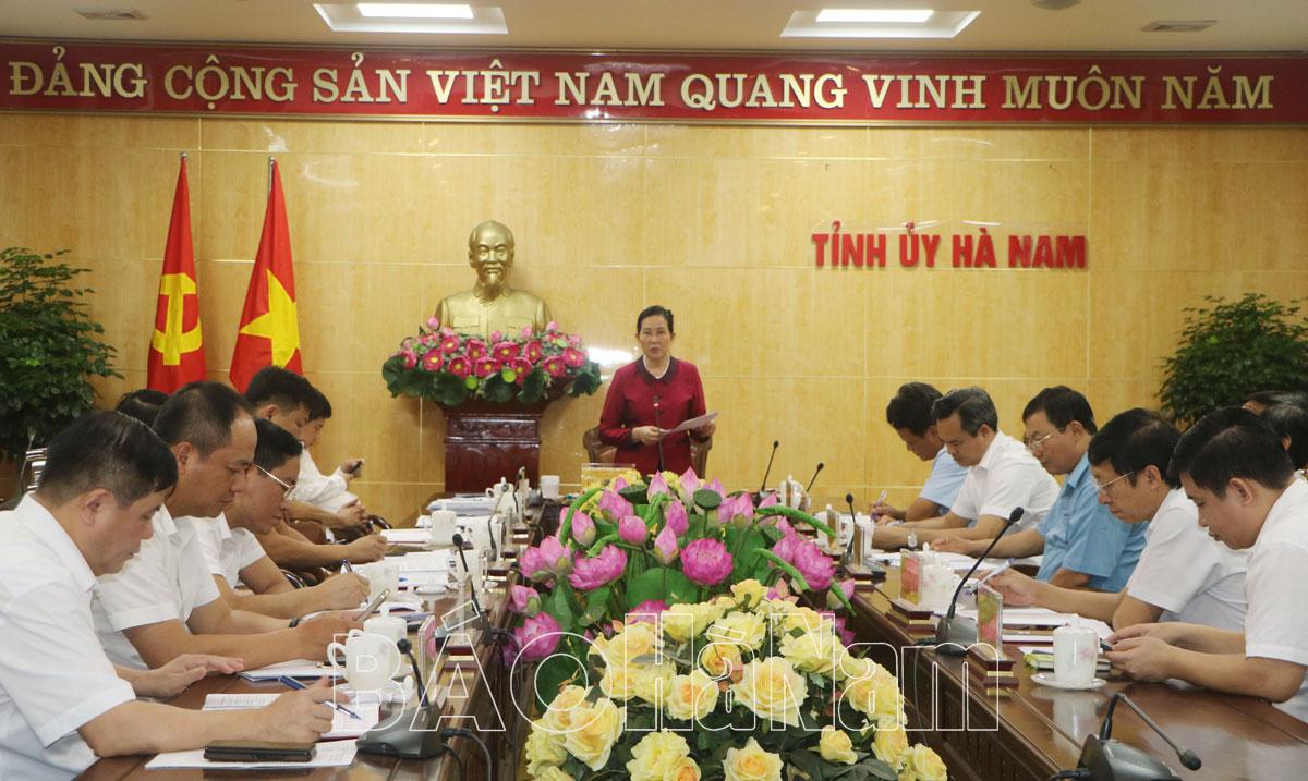 Họp Ban Chỉ đạo thực hiện Nghị quyết 30-NQ/TW của Bộ Chính trị về phát triển Vùng đồng bằng sông Hồng