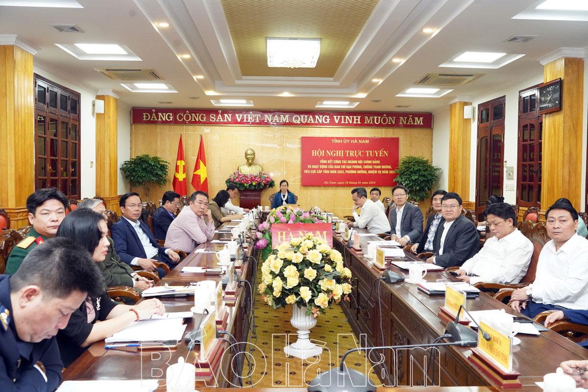 Hội nghị trực tuyến toàn quốc ngành Nội chính Đảng triển khai nhiệm vụ năm 2024