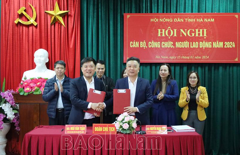 Hội Nông dân tỉnh tổ chức hội nghị cán bộ, công chức, người lao động năm 2024