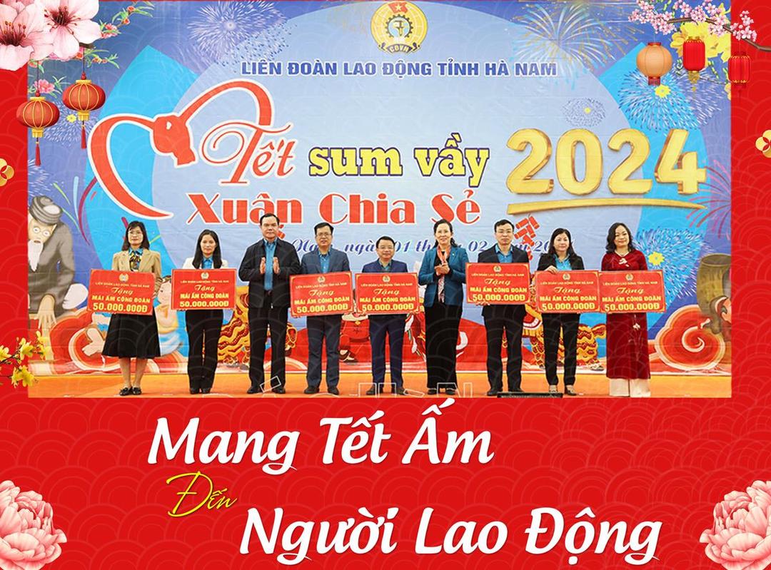 Mang Tết ấm đến người lao động