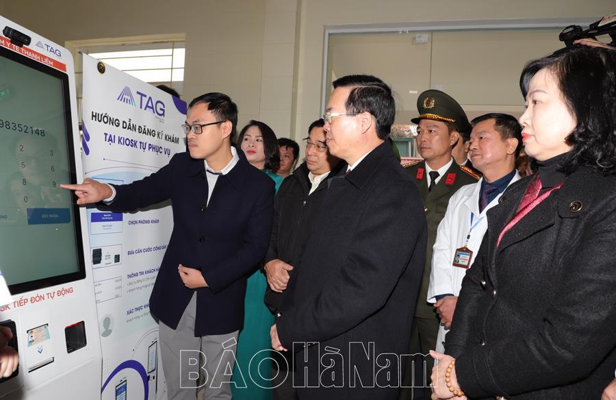 Hiệu quả mô hình khám chữa bệnh sử dụng sinh trắc học, Kiosk tự phục vụ tại Trung tâm Y tế huyện Thanh Liêm