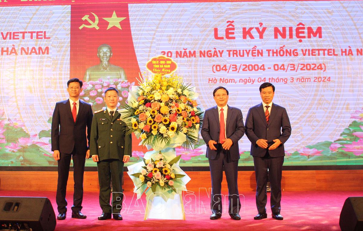 Viettel Hà Nam kỷ niệm 20 năm Ngày truyền thống