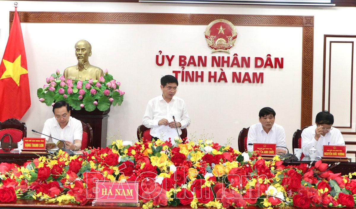 UBND tỉnh thảo luận các nội dung trình tại Kỳ họp chuyên đề HĐND tỉnh năm 2024