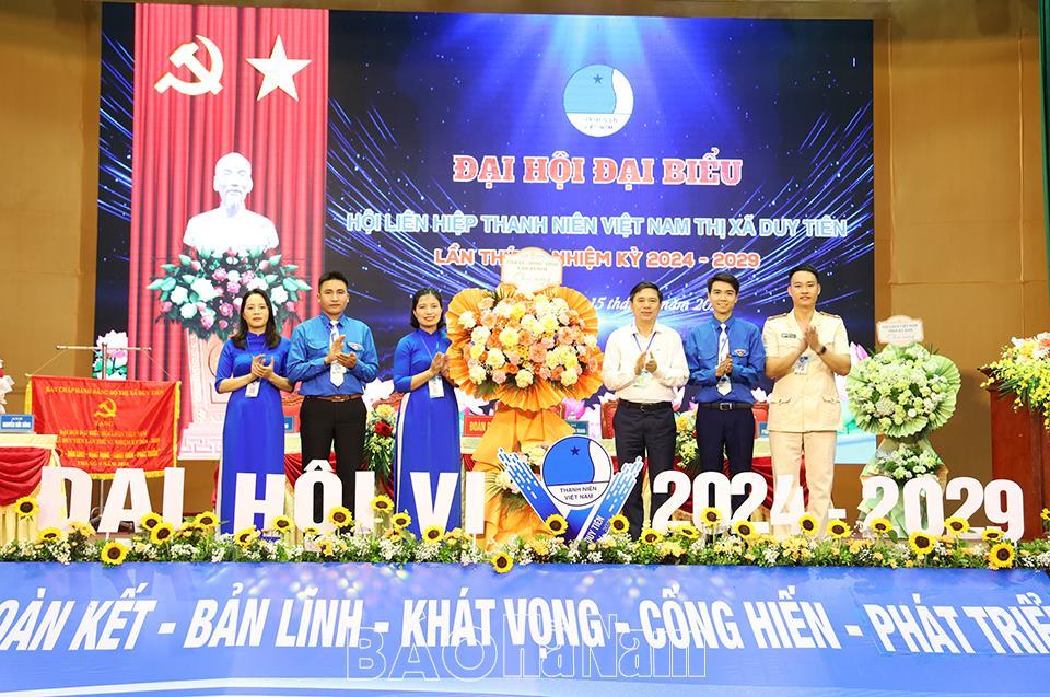 Đại hội đại biểu Hội Liên hiệp Thanh niên thị xã Duy Tiên lần thứ VI, nhiệm kỳ 2024 - 2029