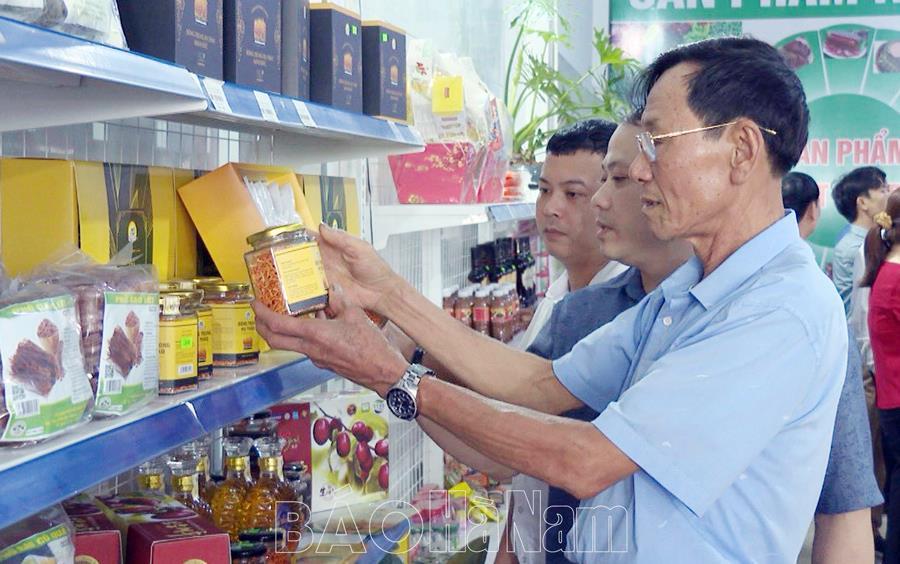 Hội Nông dân huyện Lý Nhân khai trương cửa hàng giới thiệu và tiêu thụ nông sản an toàn