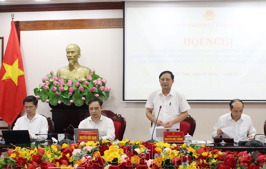 Cục Chuyển đổi số quốc gia định hướng, hướng dẫn chuyển đổi số tại Hà Nam