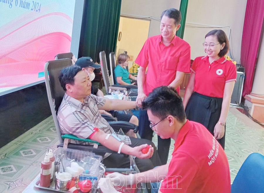 Lý Nhân tổ chức Ngày hội hiến máu tình nguyện đợt 2 năm 2024