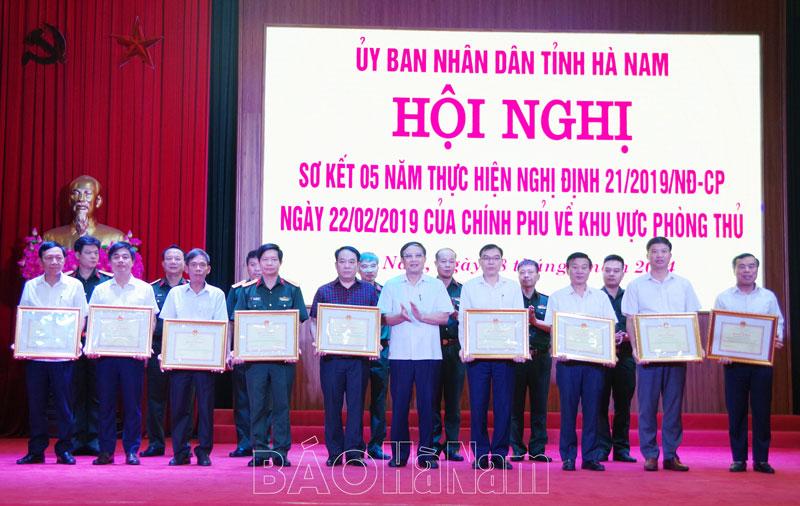 UBND tỉnh sơ kết 5 năm thực hiện Nghị định của Chính phủ về khu vực phòng thủ