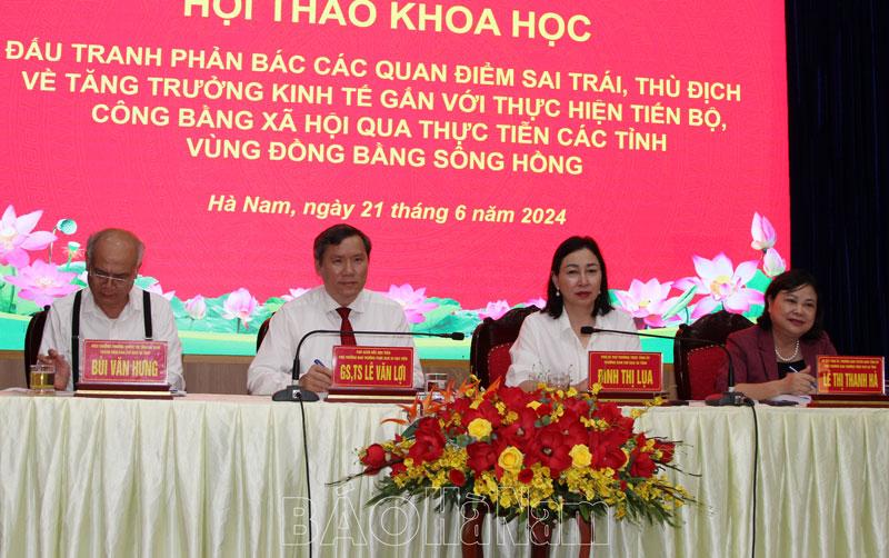Tỉnh ủy Hà Nam - Học viện Chính trị Quốc gia Hồ Chí Minh phối hợp tổ chức Hội thảo khoa học