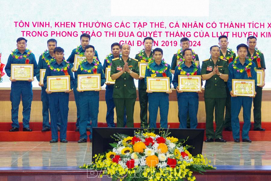 LLVT Kim Bảng tích cực hưởng ứng phong trào Thi đua quyết thắng