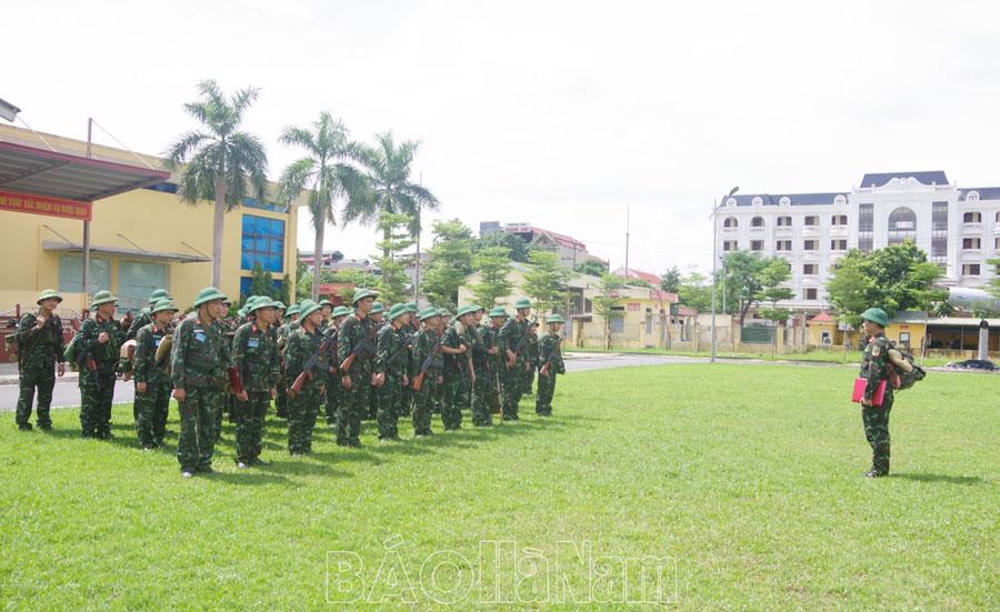 Bộ CHQS tỉnh diễn tập chỉ huy – cơ quan 1 bên 1 cấp trên bản đồ