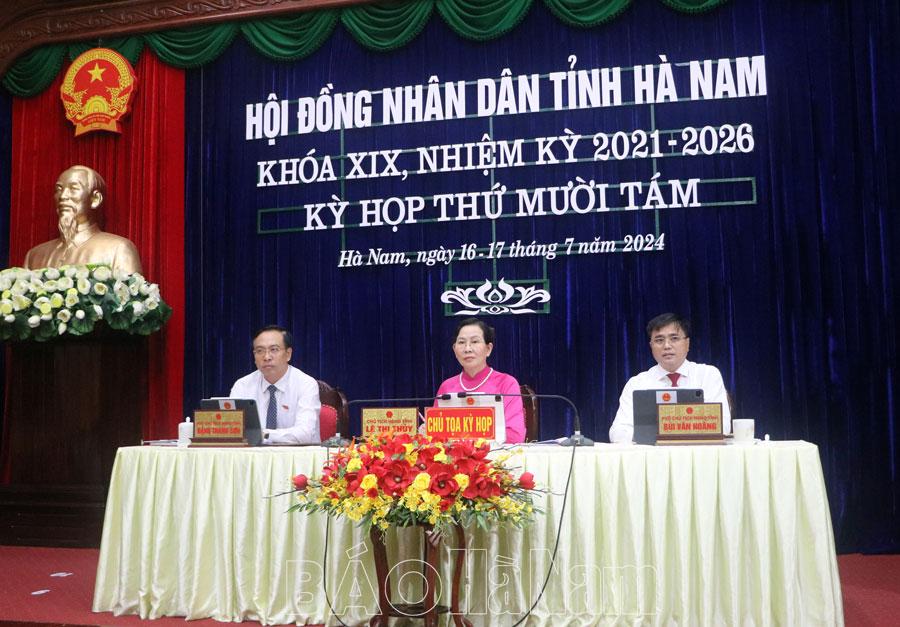 Khai mạc trọng thể kỳ họp thứ 18, HĐND tỉnh khóa XIX