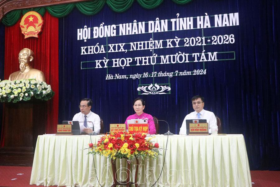 27 nghị quyết được HĐND tỉnh thông qua tại Kỳ họp thứ 18