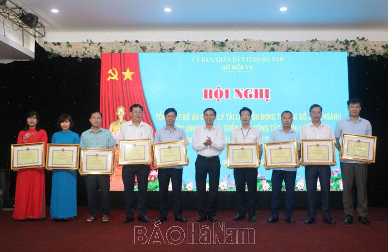 Tổng kết Đề án chỉnh lý tài liệu tồn đọng tại các sở, ban, ngành thuộc UBND tỉnh