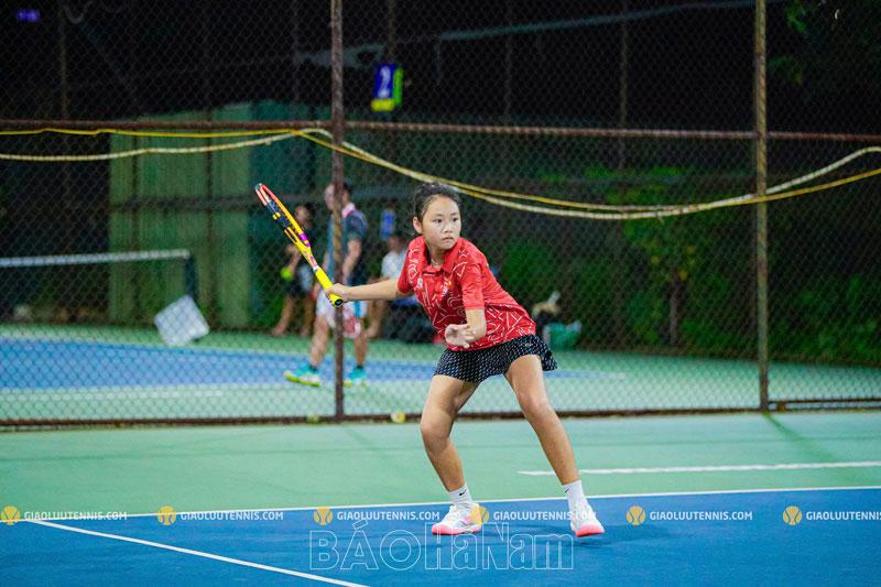 VĐV Hà Nam vô địch nội dung đơn nữ lứa tuổi U12 Giải Quần vợt thanh, thiếu niên quốc gia 2024