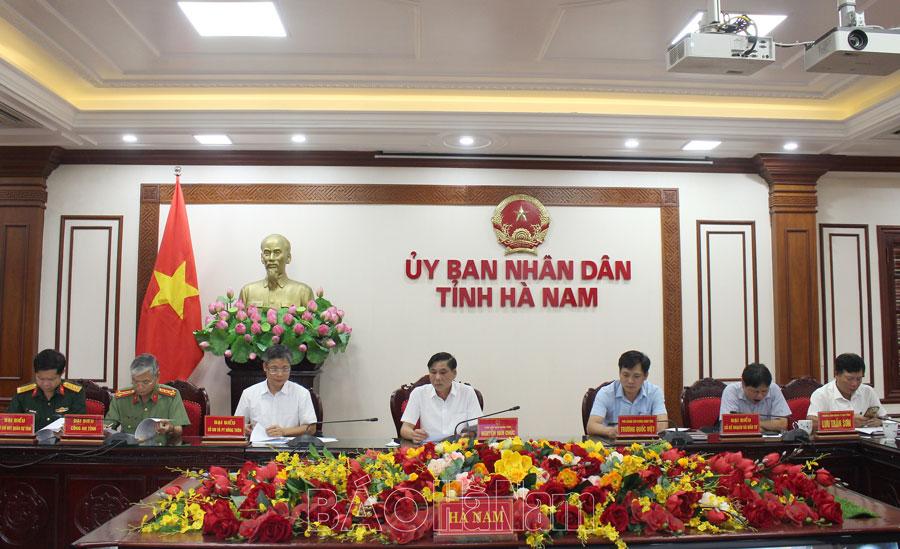 Phó Thủ tướng Chính phủ Trần Hồng Hà chủ trì hội nghị trực tuyến triển khai ứng phó với bão số 3