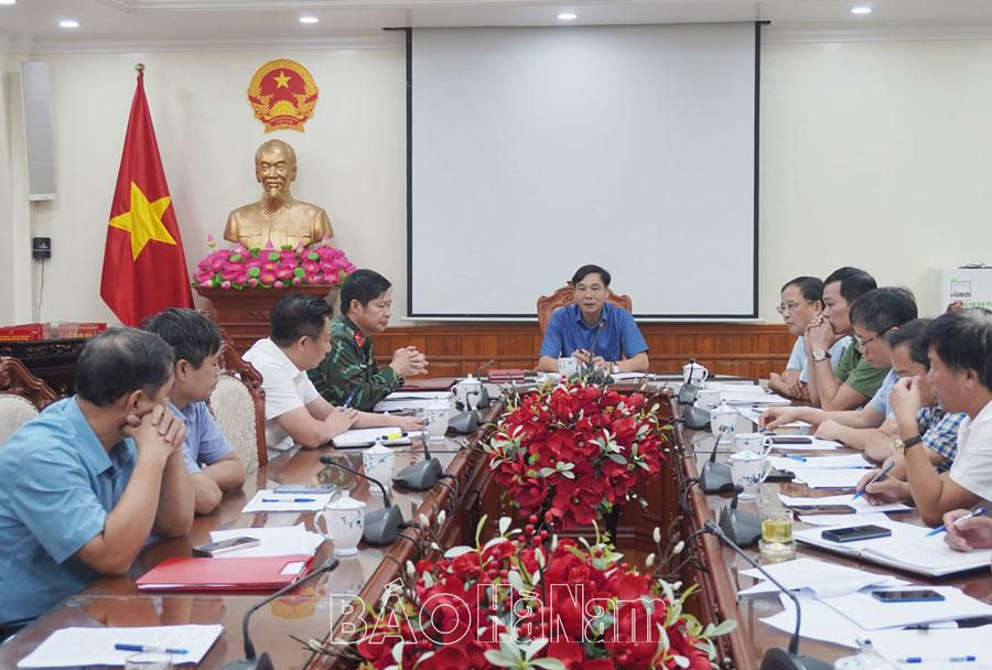 Tiếp tục triển khai công tác chỉ đạo ứng phó, khắc phục hậu quả mưa, lũ sau bão