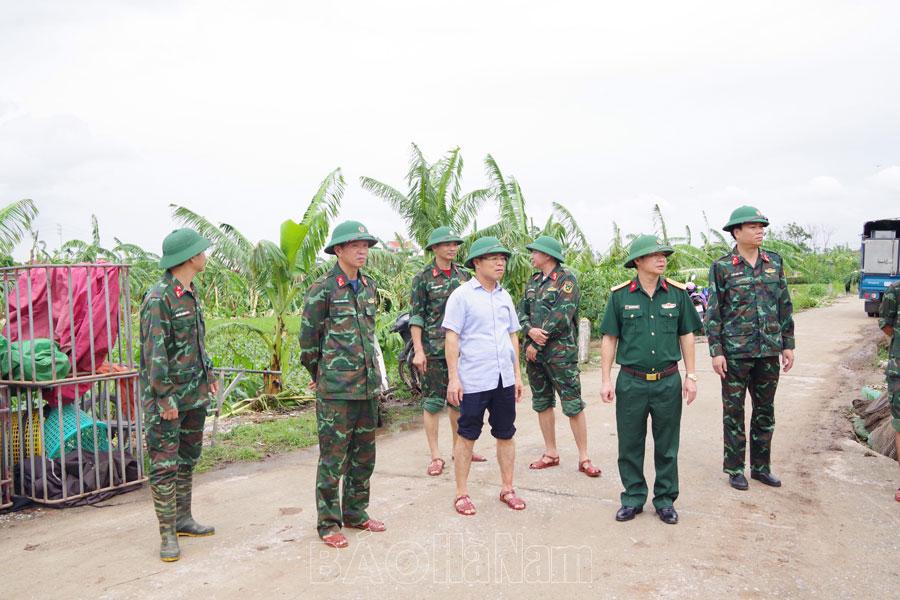 Hàng nghìn lượt cán bộ, chiến sĩ LLVT tỉnh chạy đua khắc phục hậu quả cơn bão số 3