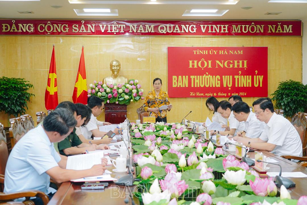 BTV Tỉnh ủy cho ý kiến, chủ trương các nội dung thuộc thẩm quyền