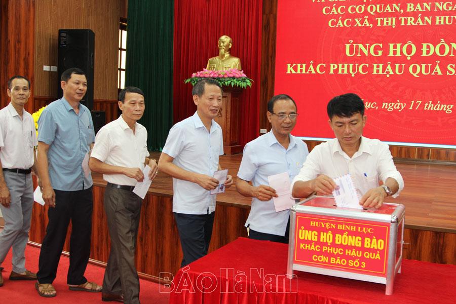 Uỷ ban MTTQ tỉnh công bố sao kê tiền ủng hộ, hỗ trợ nhân dân khắc phục hậu quả, thiệt hại do bão số 3