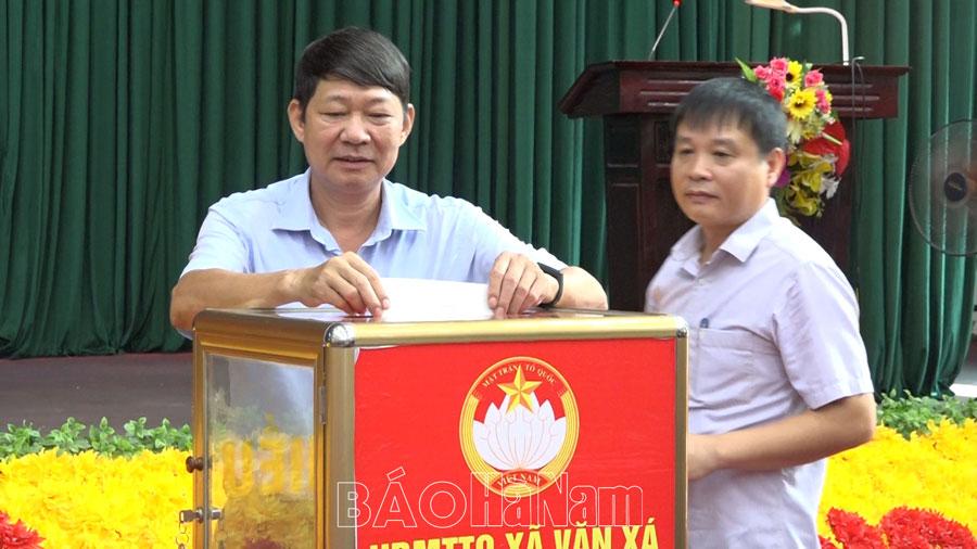 Văn Xá phát động ủng hộ nhân dân khắc phục hậu quả do bão số 3