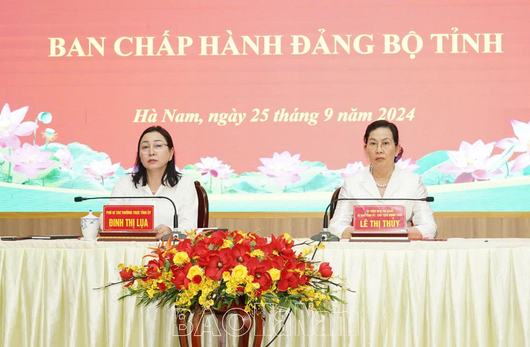 Ban Chấp hành Đảng bộ tỉnh triển khai nhiệm vụ quý IV năm 2024