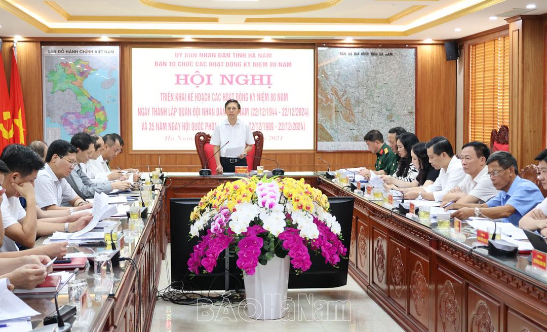 Triển khai kế hoạch tổ chức kỷ niệm 80 năm Ngày thành lập Quân đội nhân dân Việt Nam