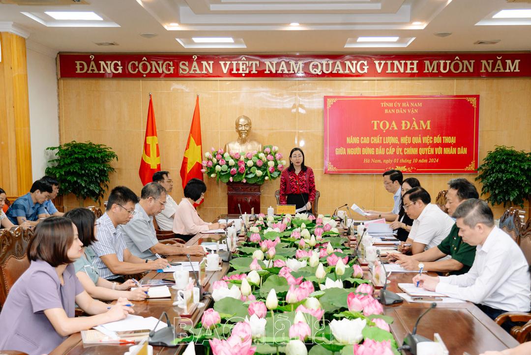 Nâng cao chất lượng, hiệu quả việc đối thoại giữa người đứng đầu cấp ủy, chính quyền với nhân dân