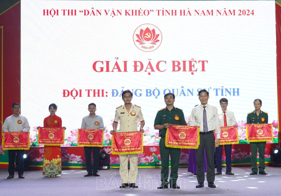 Bế mạc và trao giải Hội thi "Dân vận khéo" tỉnh Hà Nam năm 2024